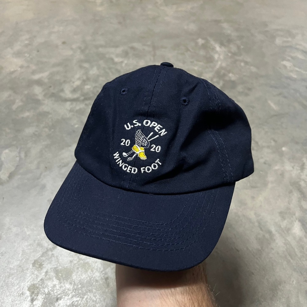 USGA 2020 US Open Winged Foot Golf Hat Navy Blue Adjustable Member Cap
